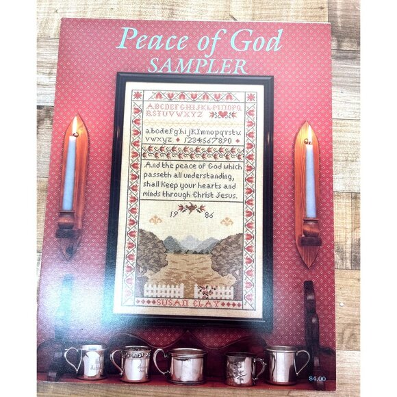 Peace Of God Sampler Cross-Stitch Pattern - Picture 2 of 3